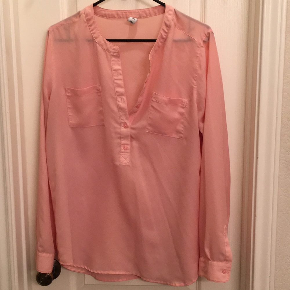Old Navy Pink flowy top size L
